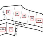 ニュータウンつづの杜　区画図