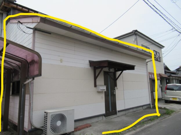 由宇横町貸家A-2